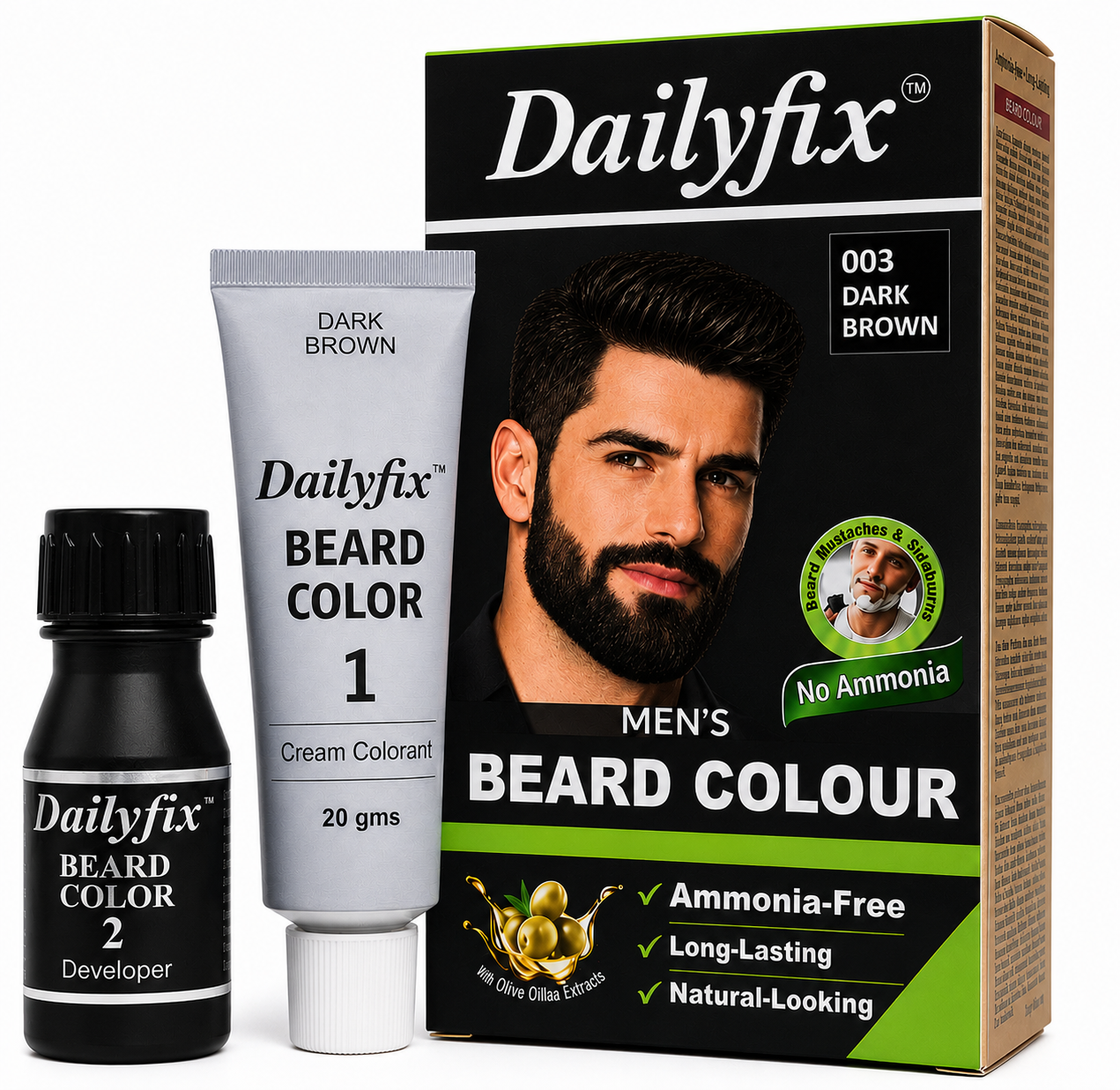 Men's Beard Colour (Dark Brown)